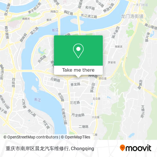 重庆市南岸区晨龙汽车维修行 map