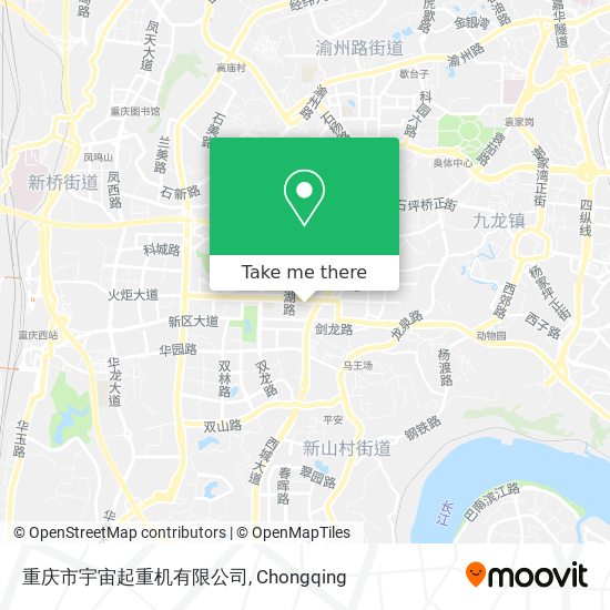 重庆市宇宙起重机有限公司 map