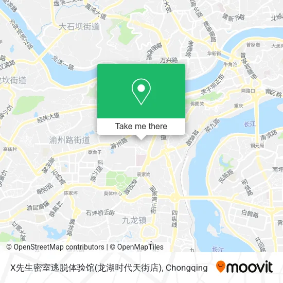X先生密室逃脱体验馆(龙湖时代天街店) map