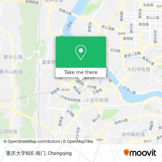 重庆大学B区-南门 map