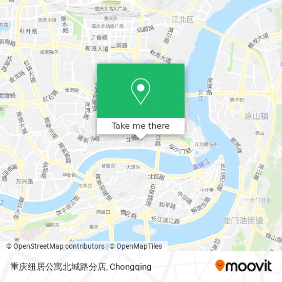 重庆纽居公寓北城路分店 map