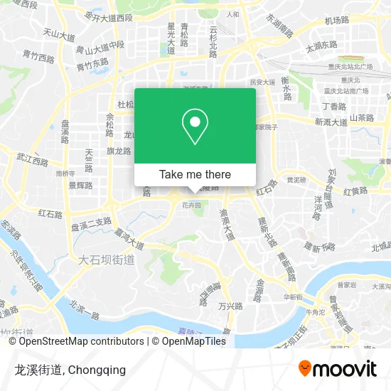龙溪街道 map