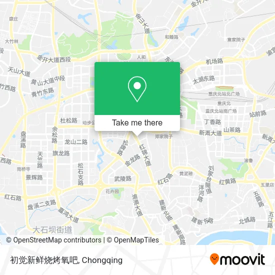 初觉新鲜烧烤氧吧 map