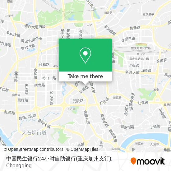 中国民生银行24小时自助银行(重庆加州支行) map