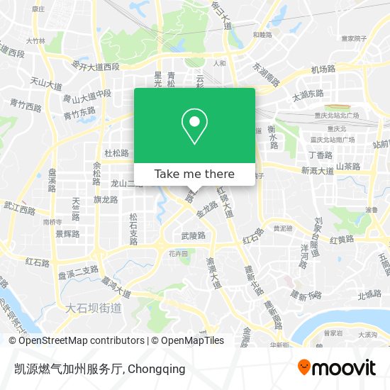 凯源燃气加州服务厅 map