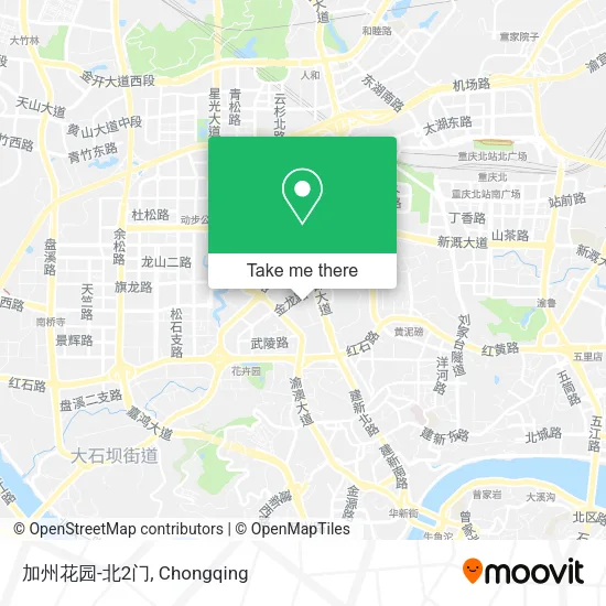 加州花园-北2门 map