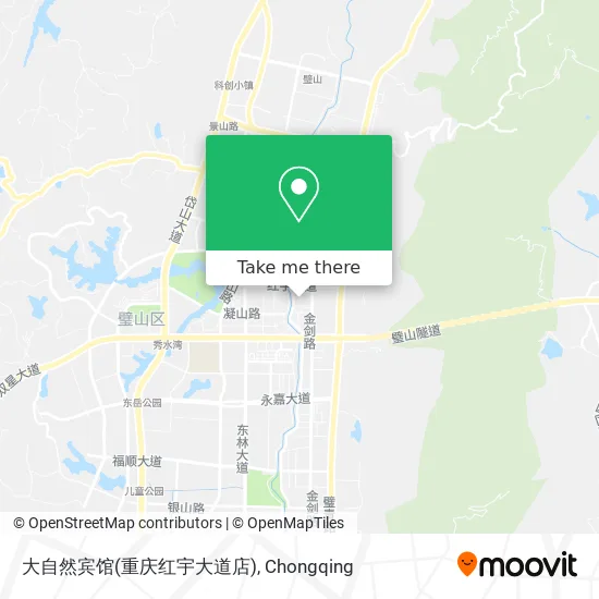 大自然宾馆(重庆红宇大道店) map