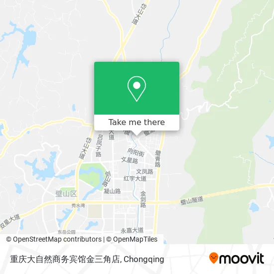 重庆大自然商务宾馆金三角店 map
