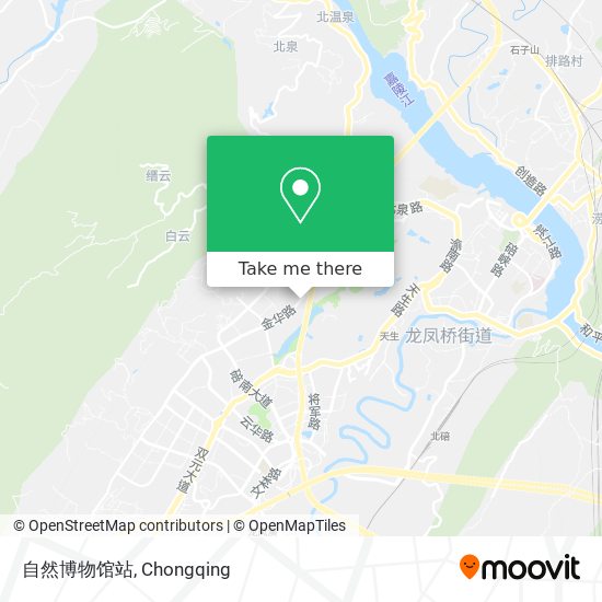 自然博物馆站 map
