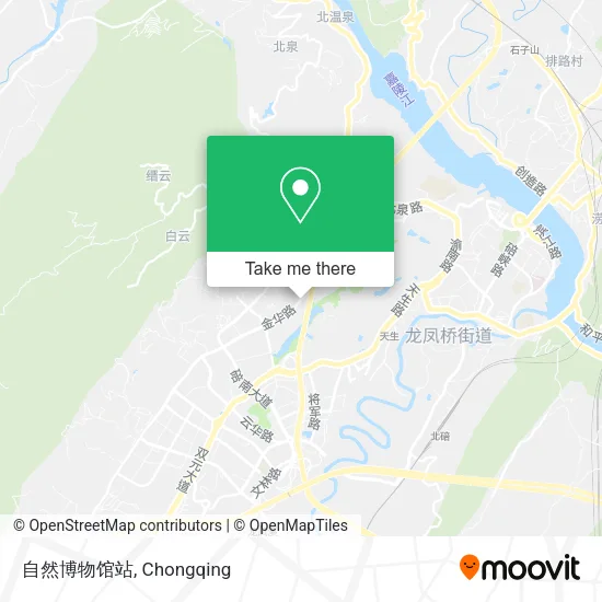 自然博物馆站 map