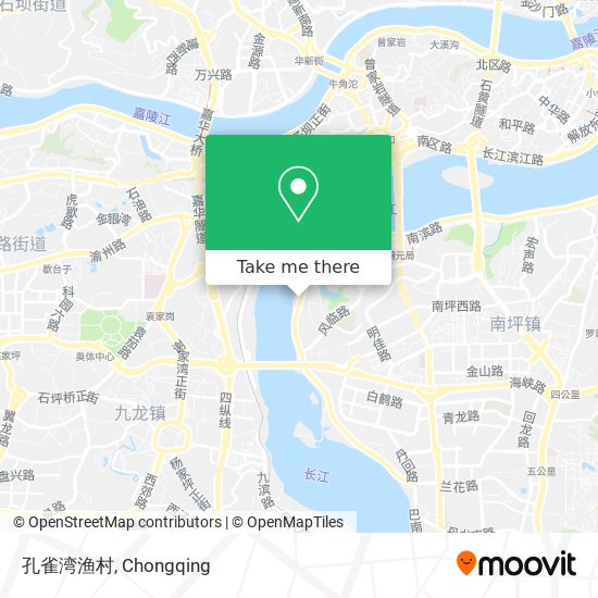 孔雀湾渔村 map