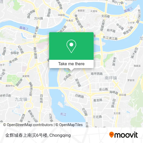 金辉城春上南滨6号楼 map