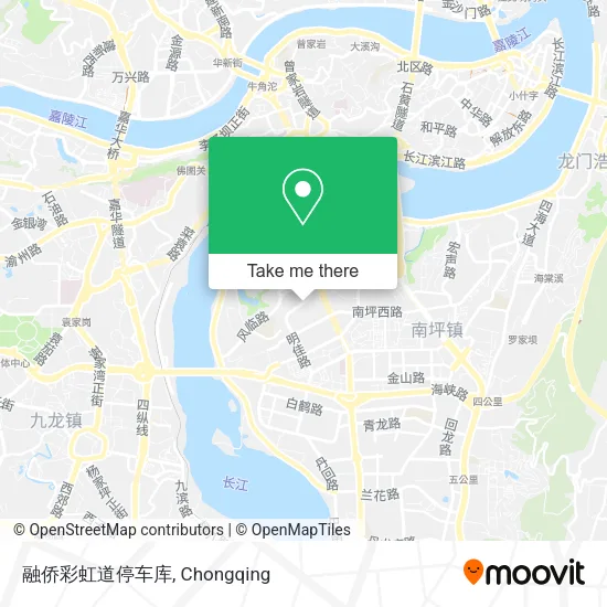 融侨彩虹道停车库 map