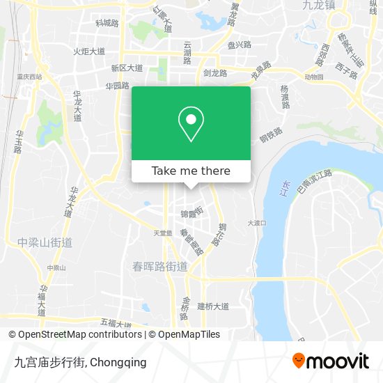 九宫庙步行街 map