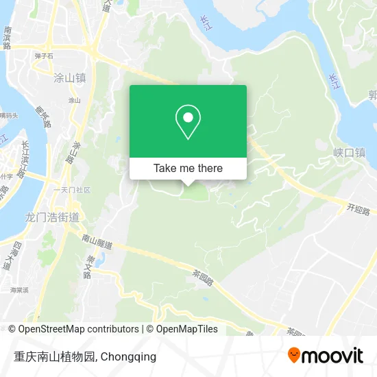 重庆南山植物园 map