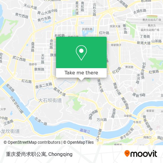 重庆爱尚求职公寓 map
