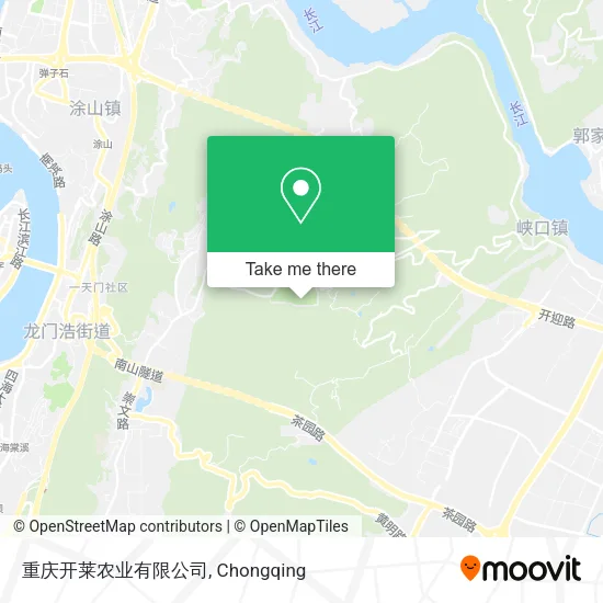 重庆开莱农业有限公司 map