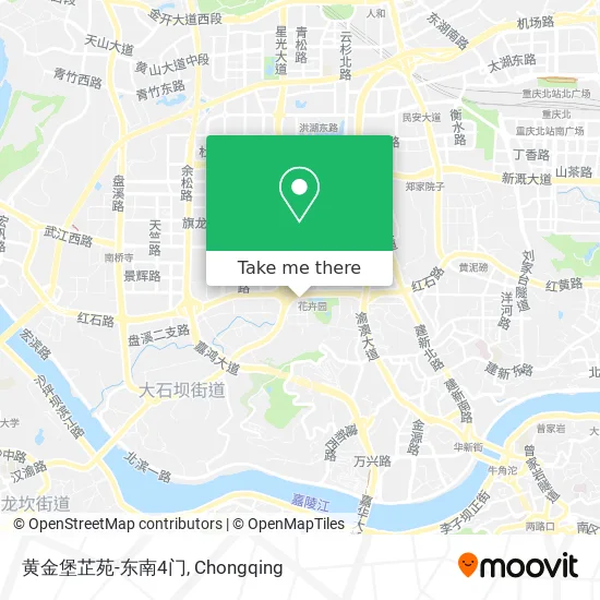 黄金堡芷苑-东南4门 map