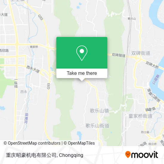 重庆昭豪机电有限公司 map