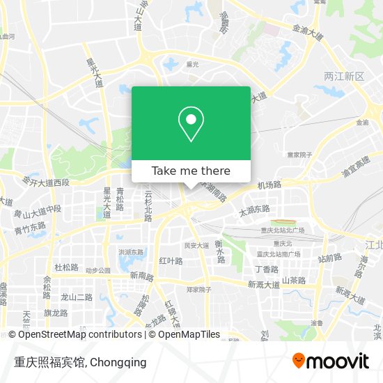 重庆照福宾馆 map