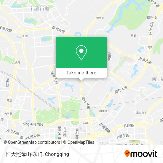恒大照母山-东门 map
