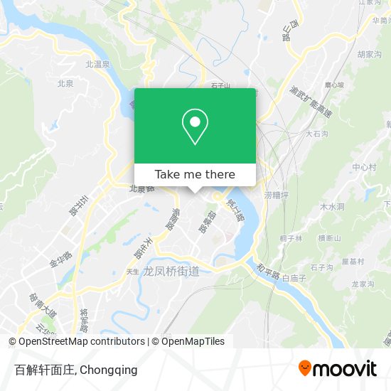 百解轩面庄 map