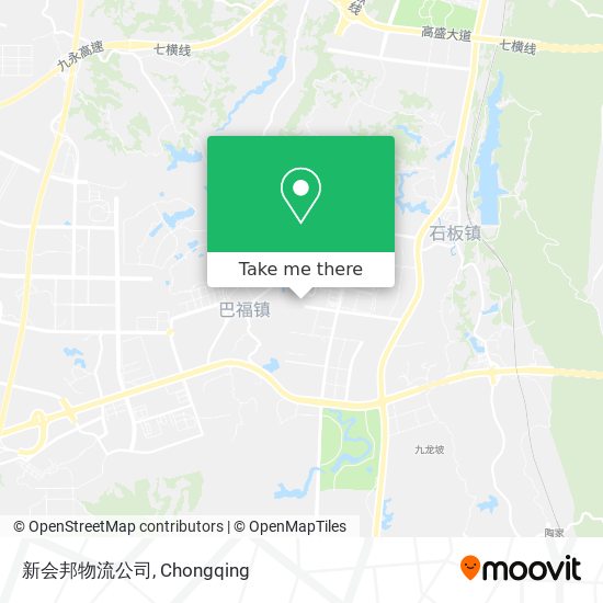 新会邦物流公司 map