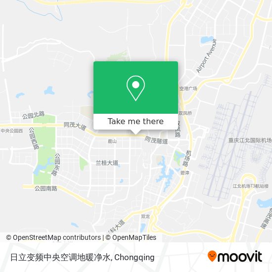 日立变频中央空调地暖净水 map
