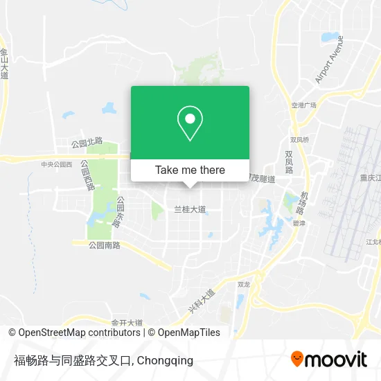 福畅路与同盛路交叉口 map