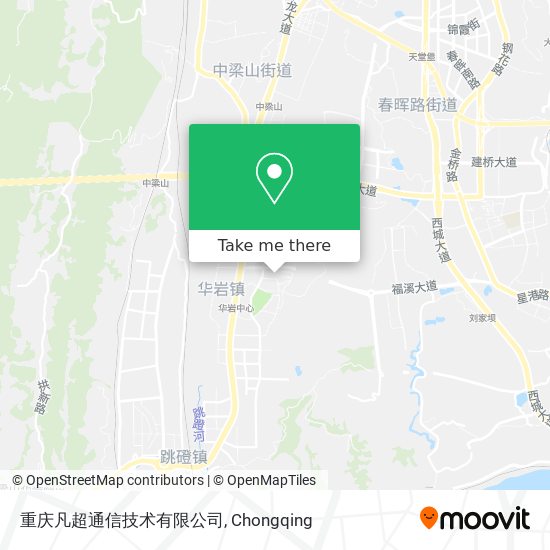 重庆凡超通信技术有限公司 map