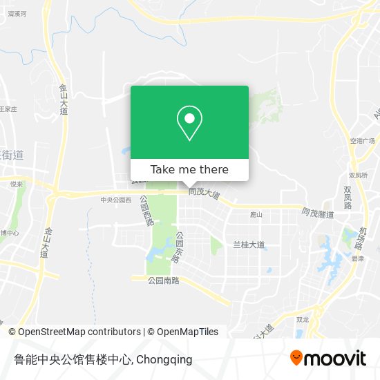 鲁能中央公馆售楼中心 map