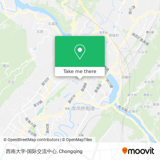 西南大学-国际交流中心 map