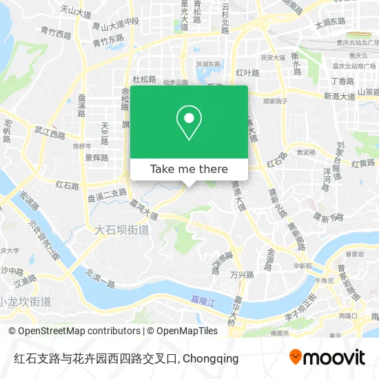 红石支路与花卉园西四路交叉口 map