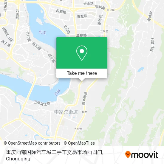 重庆西部国际汽车城二手车交易市场西四门 map