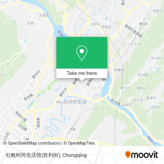 红帆时尚生活馆(胜利街) map