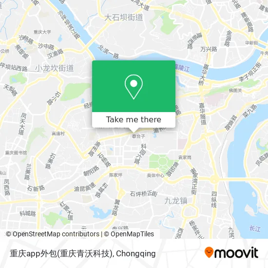 重庆app外包(重庆青沃科技) map