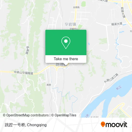 跳蹬一号桥 map