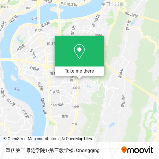 重庆第二师范学院1-第三教学楼 map