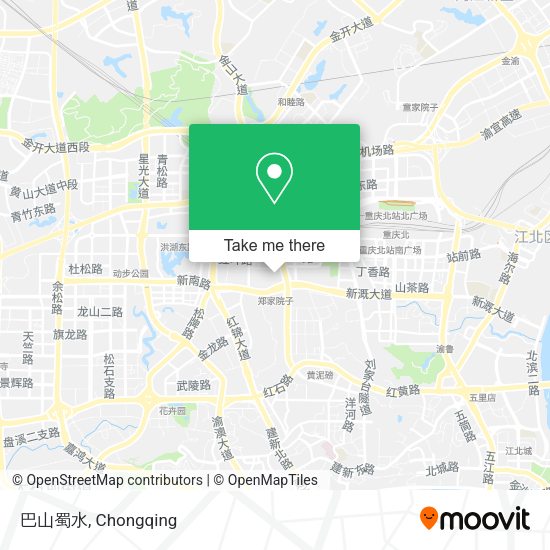 巴山蜀水 map