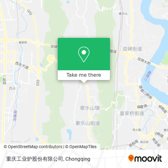 重庆工业炉股份有限公司 map