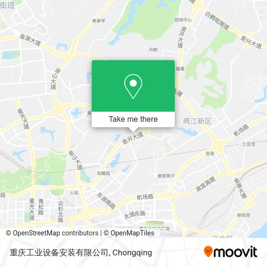 重庆工业设备安装有限公司 map