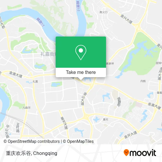 重庆欢乐谷 map