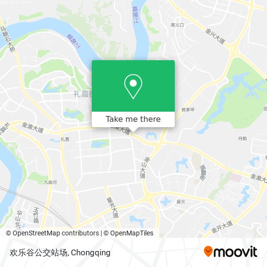 欢乐谷公交站场 map