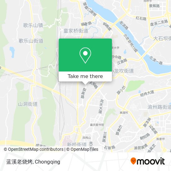 蓝溪老烧烤 map