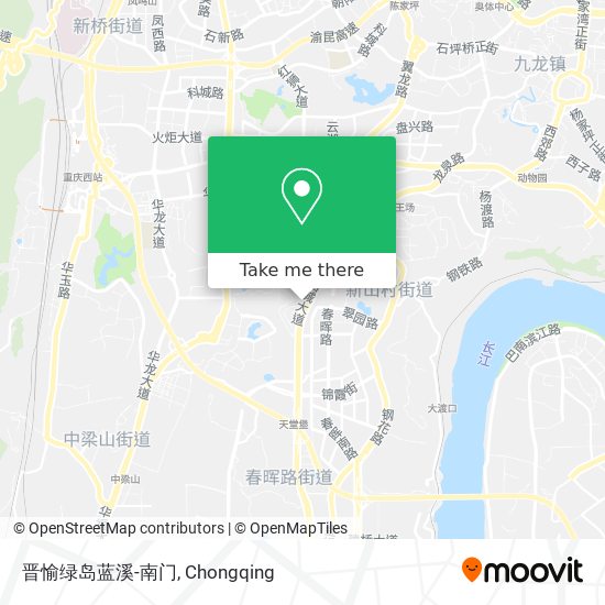 晋愉绿岛蓝溪-南门 map