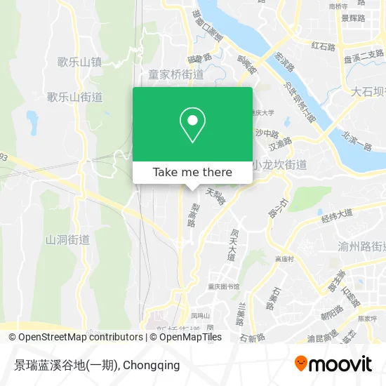 景瑞蓝溪谷地(一期) map