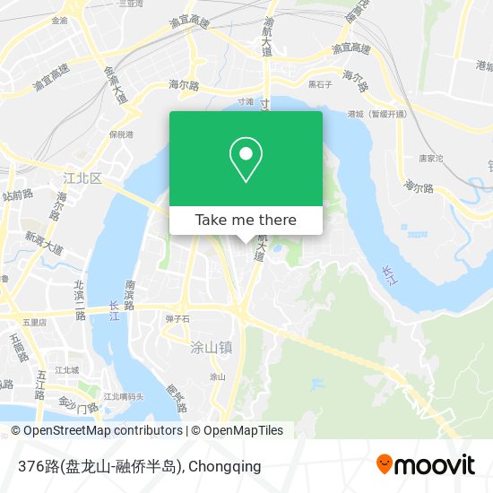 376路(盘龙山-融侨半岛) map