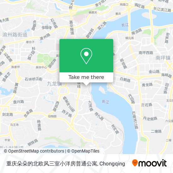 重庆朵朵的北欧风三室小洋房普通公寓 map