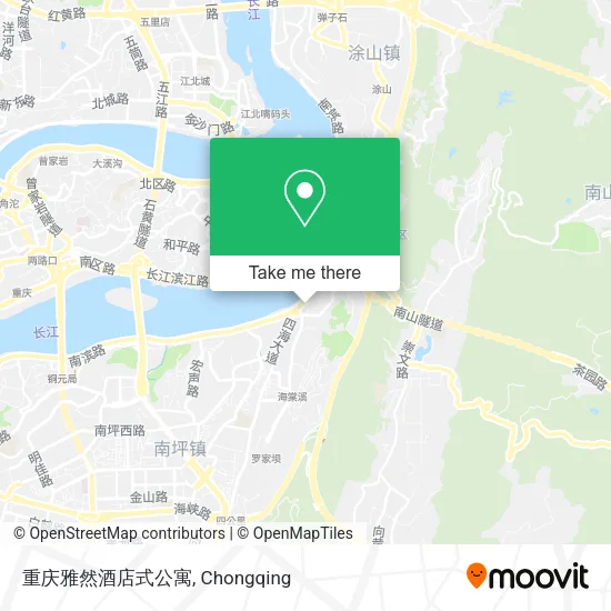 重庆雅然酒店式公寓 map