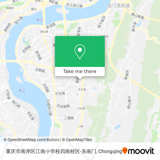 重庆市南岸区江南小学校四南校区-东南门 map
